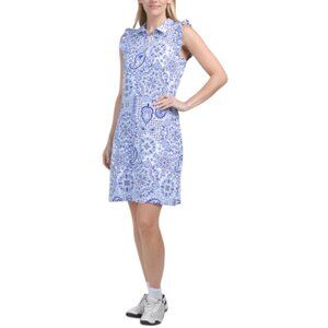 G LIFESTYLE Upf 50 Short Sleeve Polo Mini Dress With Shorts
